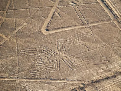 Nazca Lines in the Sechura Desert, Peru